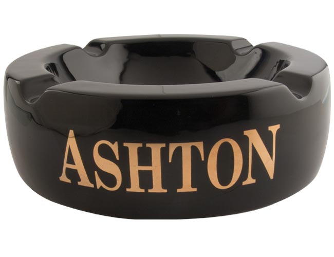 ashton black ashtray