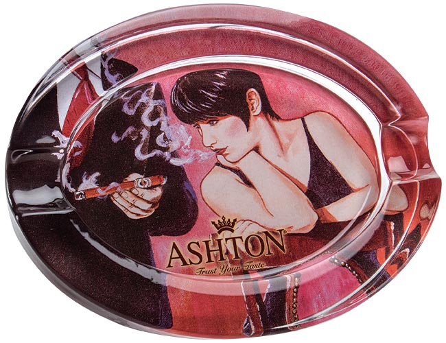 Ashton Oval Crystal Ashtray